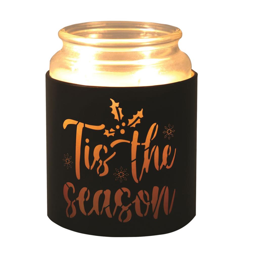 Aroma Black & Gold Tis the Season Jar Sleeve & Wax Melt Warmer Extra Image 3